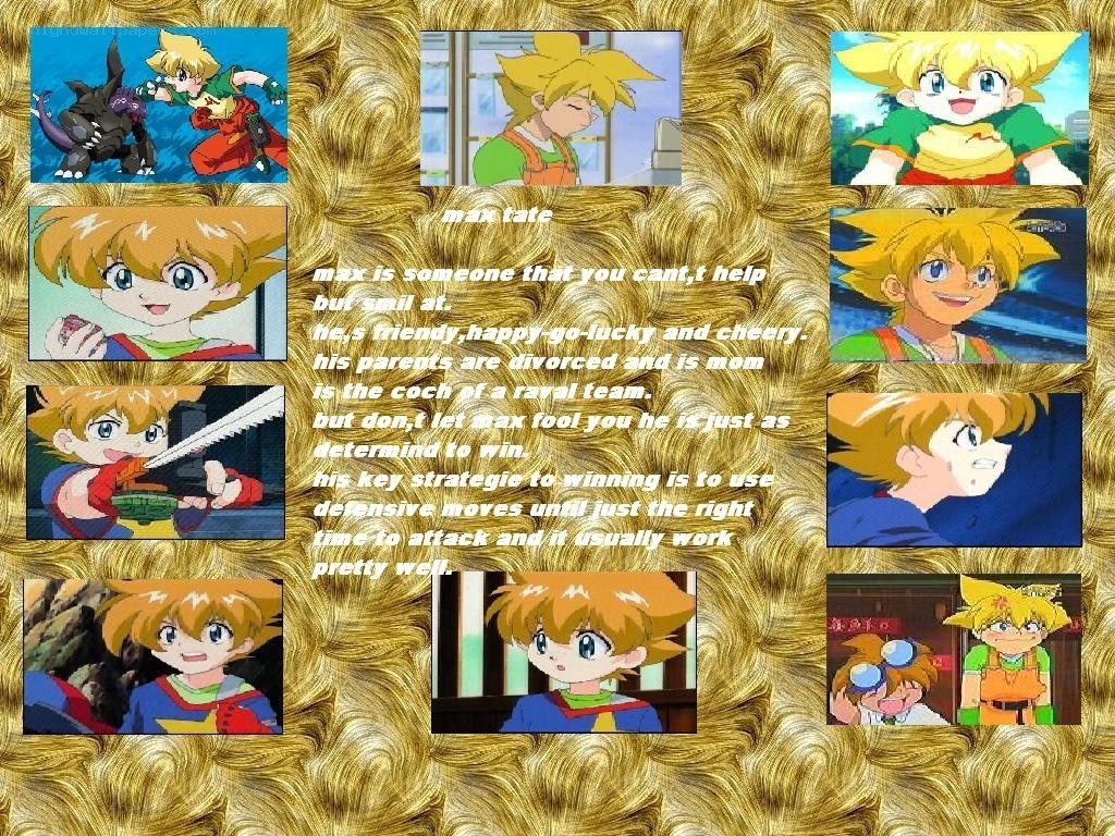 Max Tate character collage