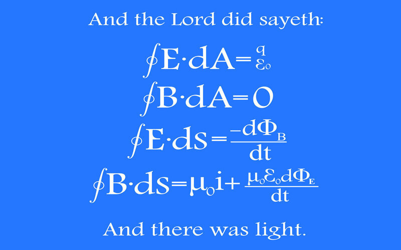 Maxwell's Equations — Blue