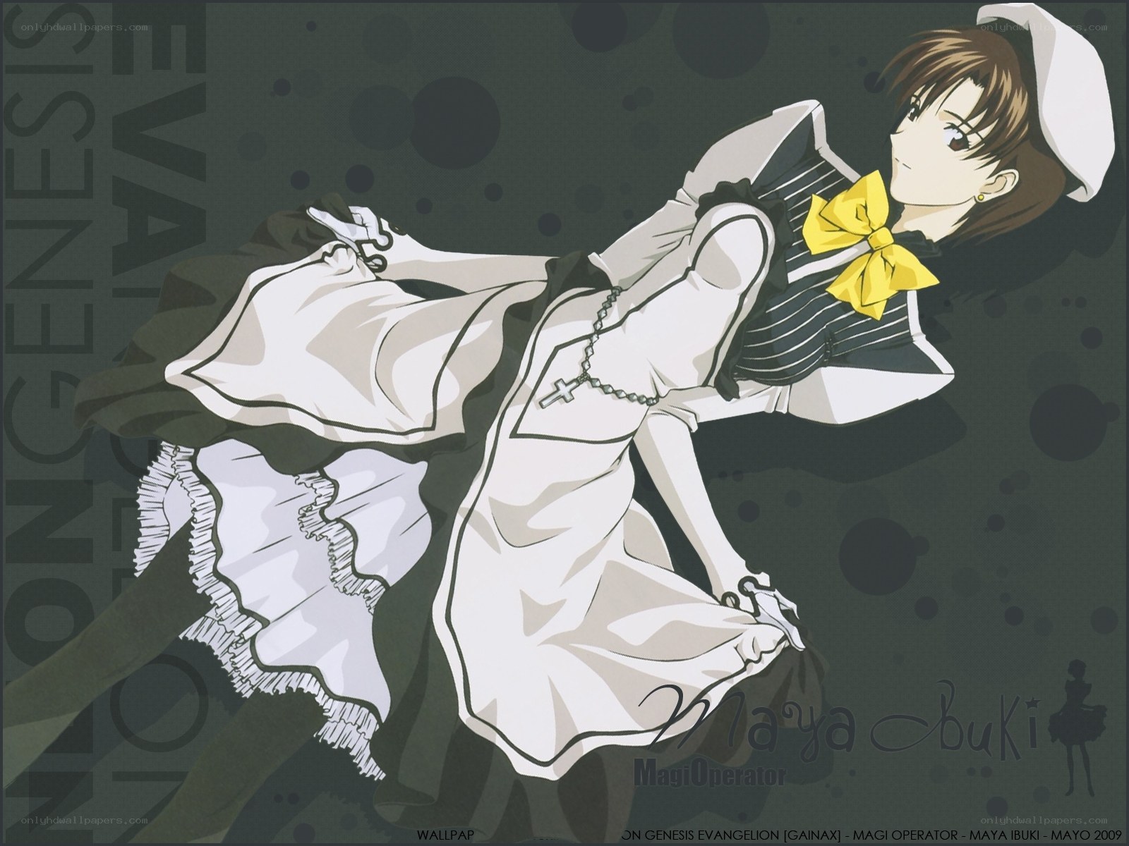 Maya Ibuki in maid outfit