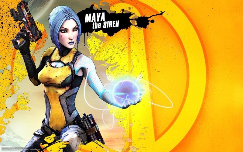 Maya the Siren character art