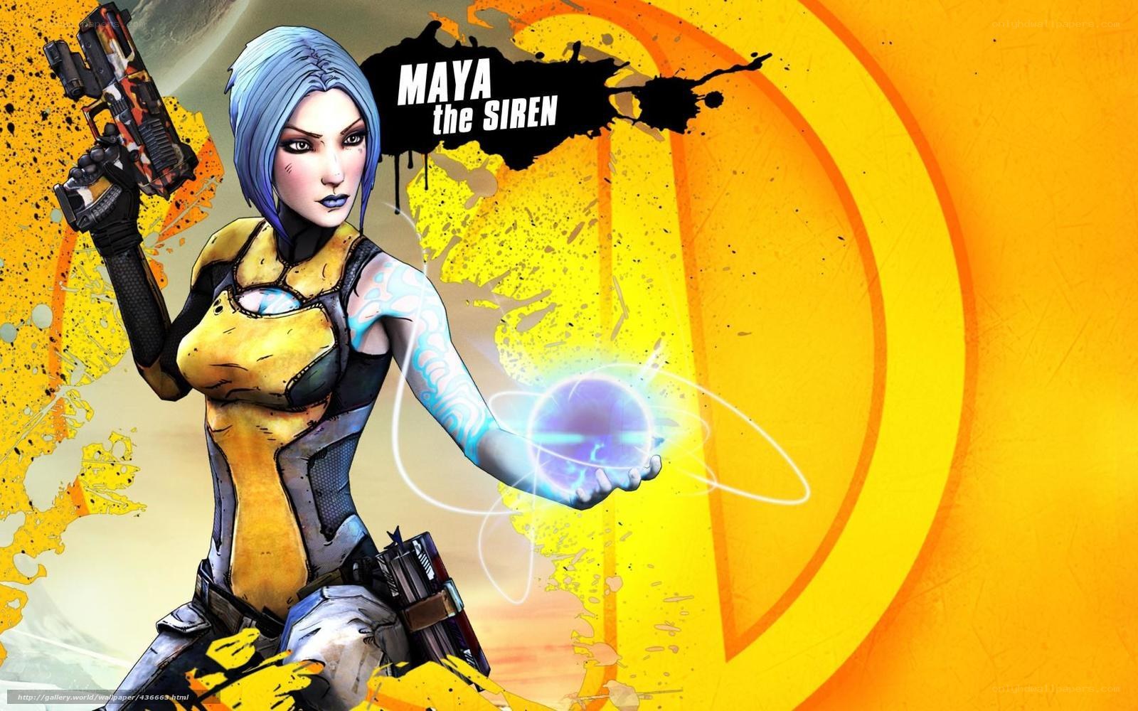 Maya the Siren character art