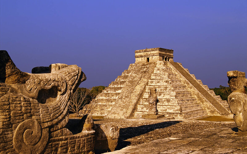 Mayan pyramid at Chichen Itza