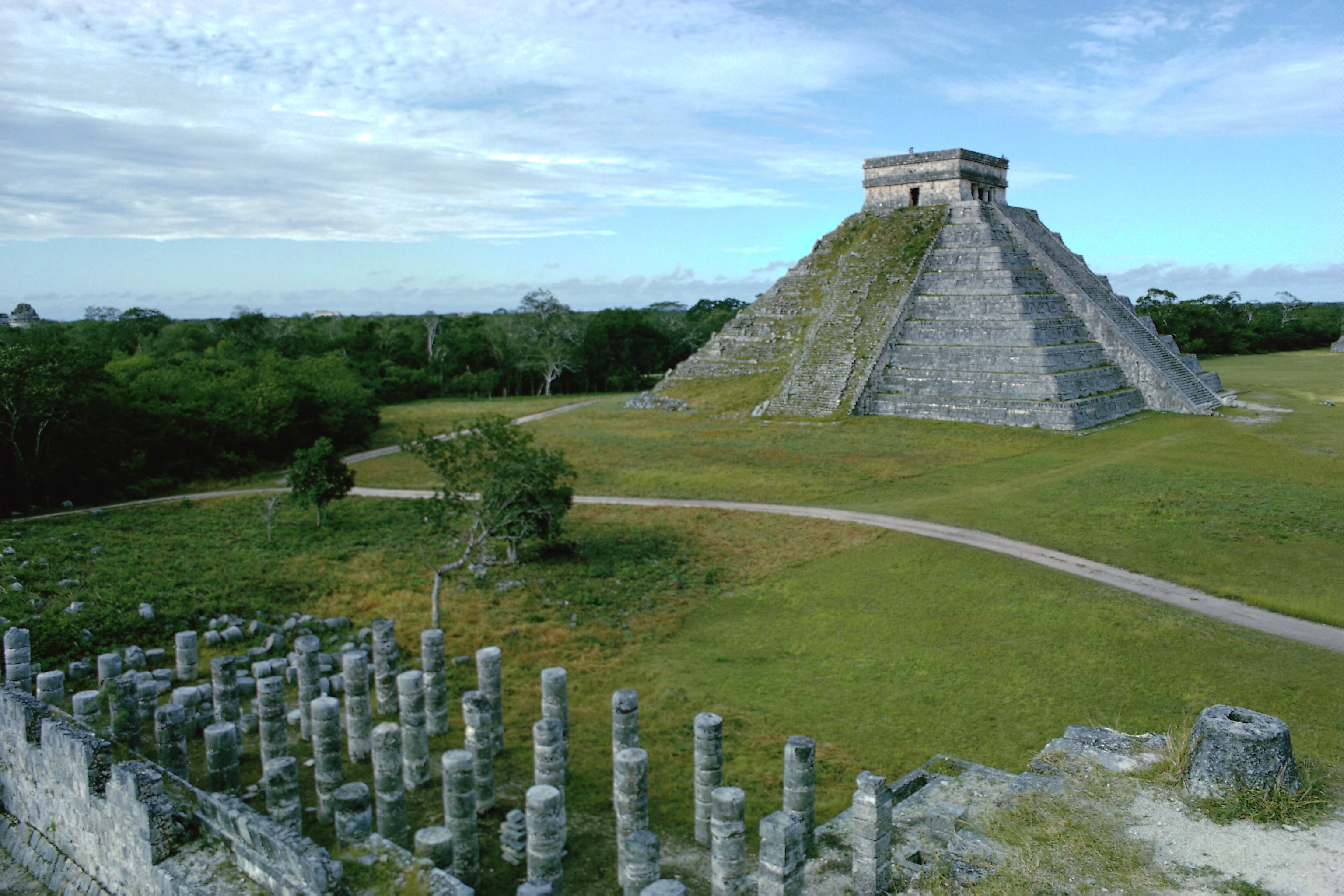 Mayan pyramid at Chichen Itza