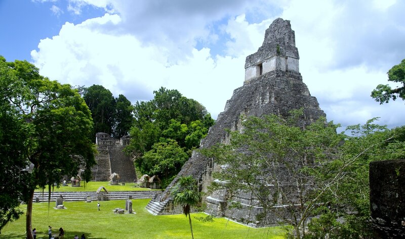 Mayan Pyramid Ruins — Green, Serene, Afternoon