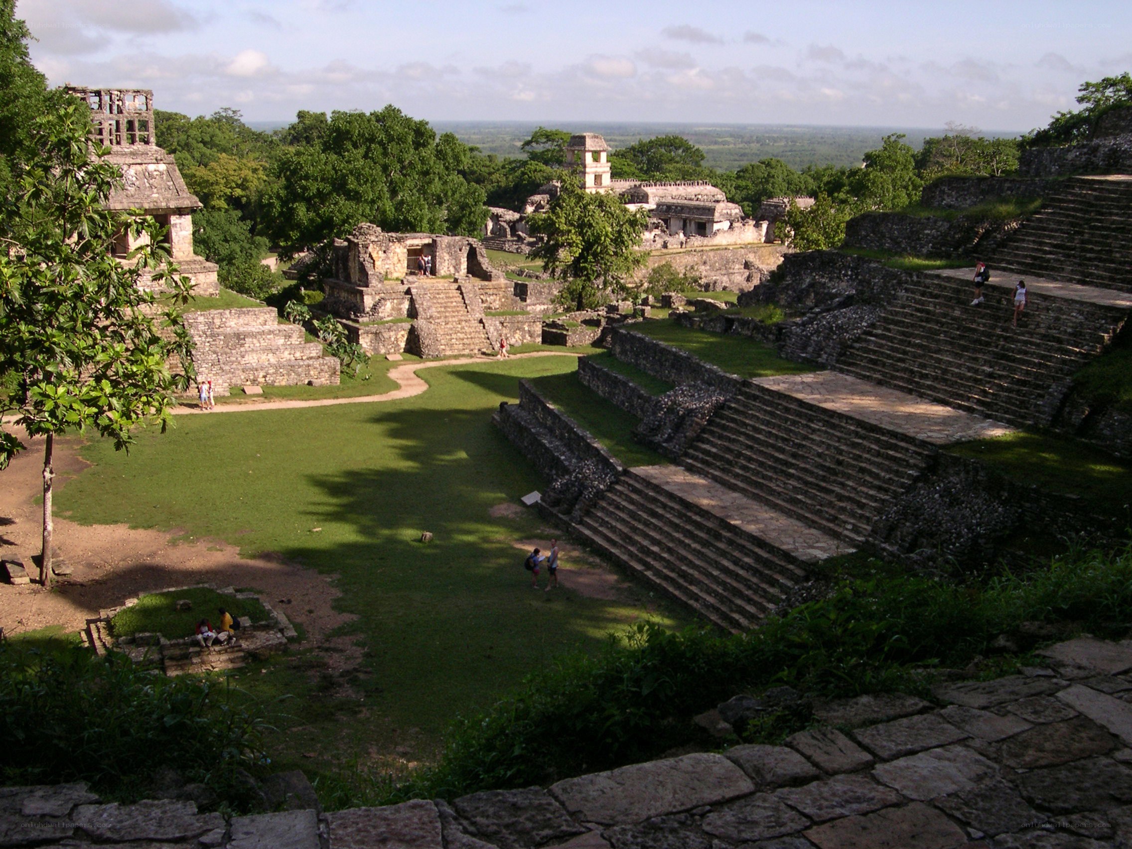 Mayan ruins at Calakmul
