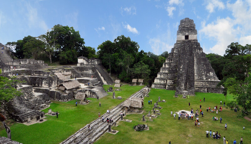 Mayan ruins at Tikal
