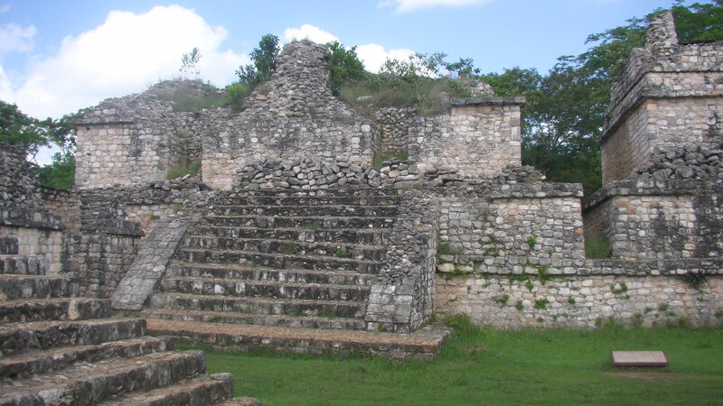 Mayan Stone Ruins — Green