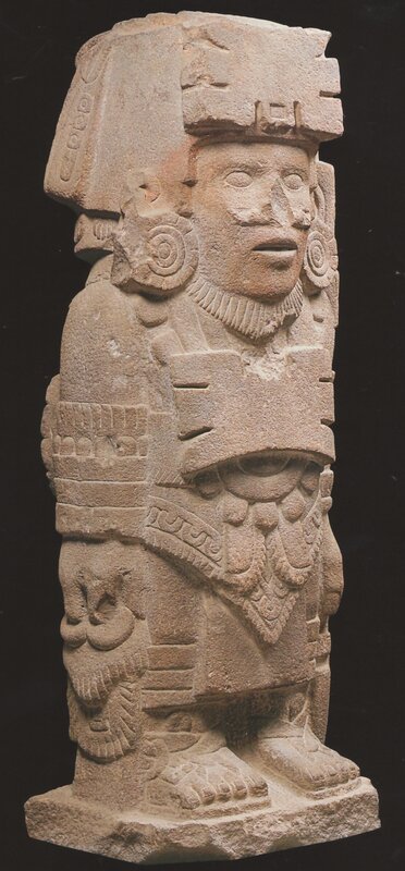 Mayan stone sculpture