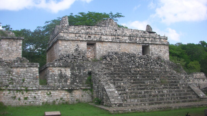 Mayan Stone Temple