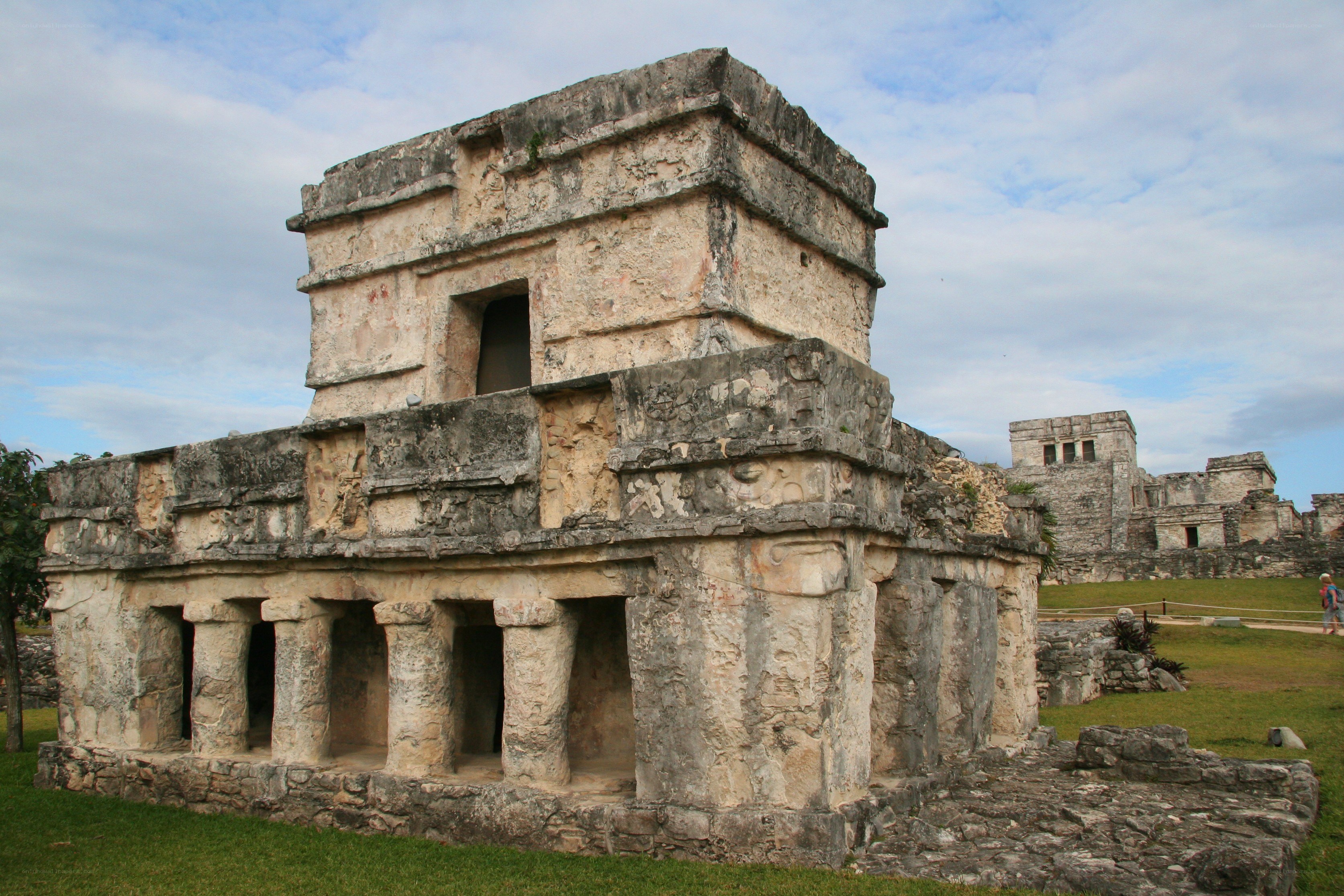 Mayan temple ruins at Tulum