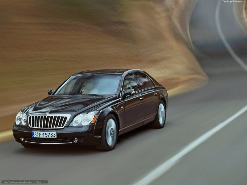 Maybach 57 in motion