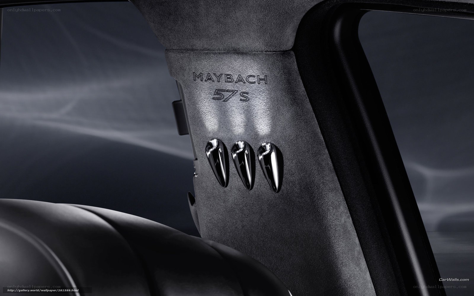 Maybach 57S interior detail