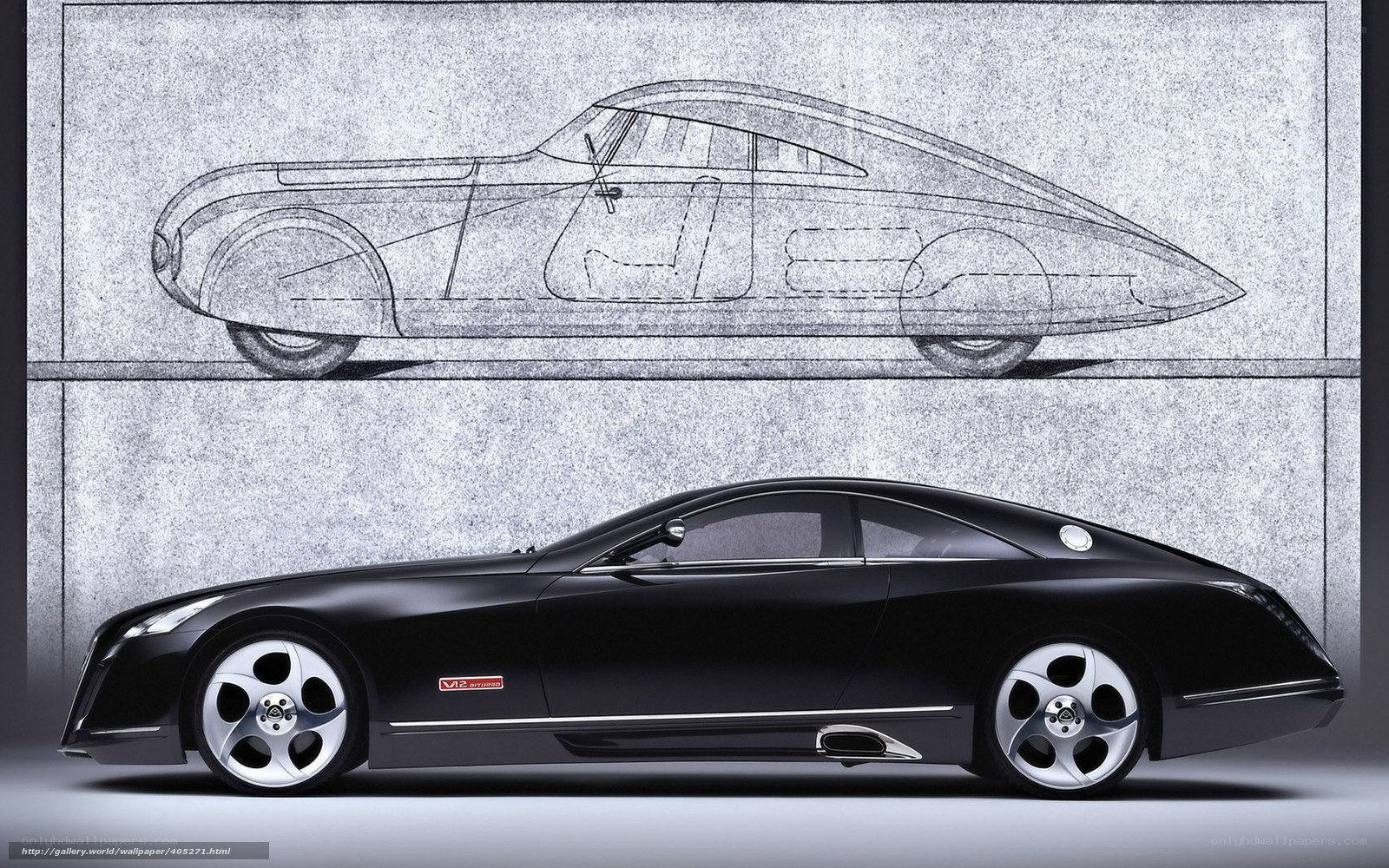 Maybach concept car design