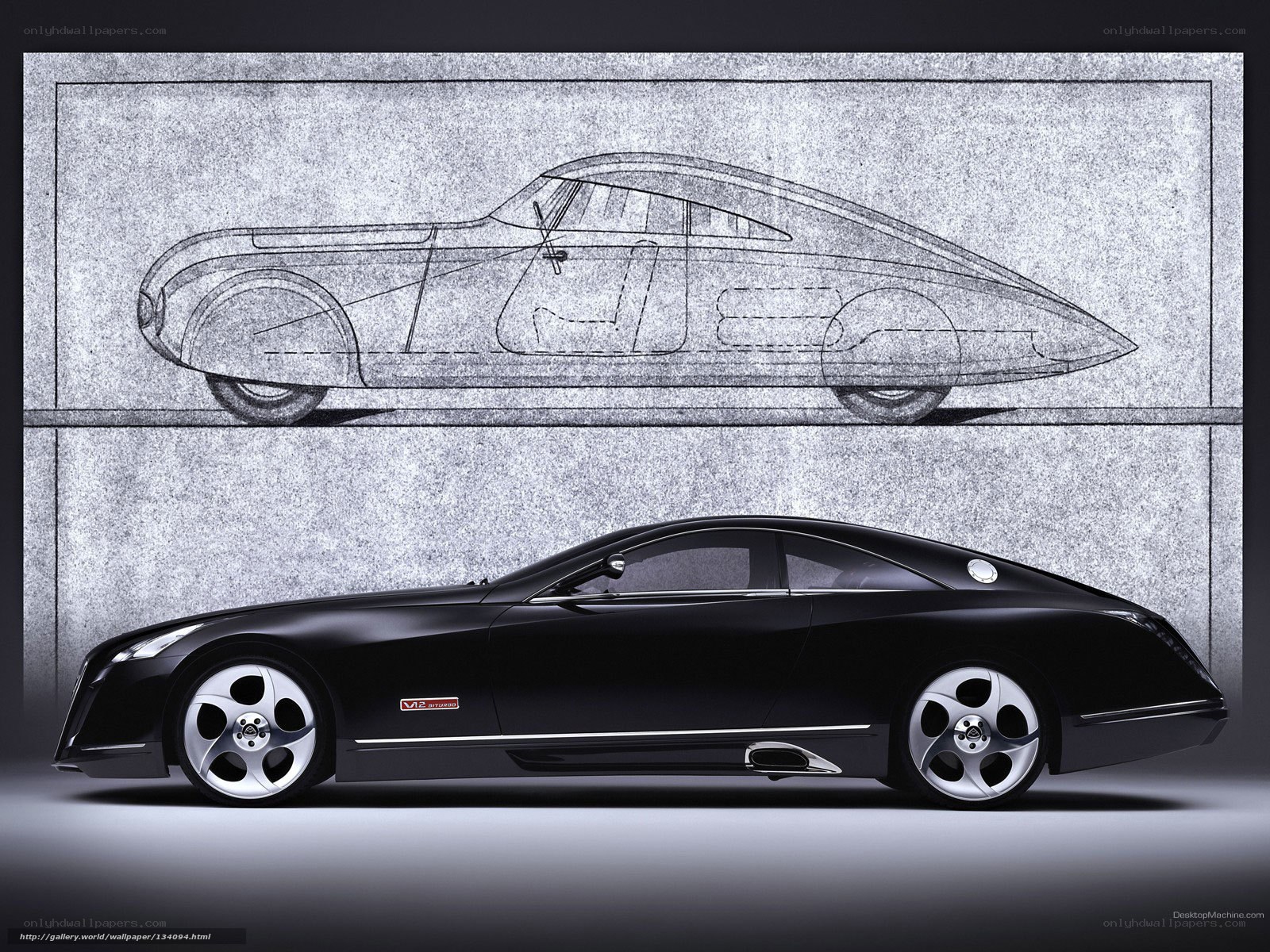 Maybach concept car design