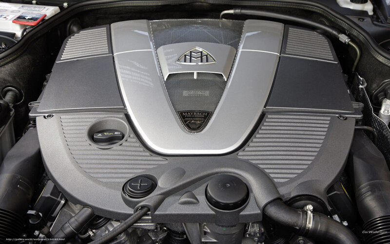 Maybach engine cover