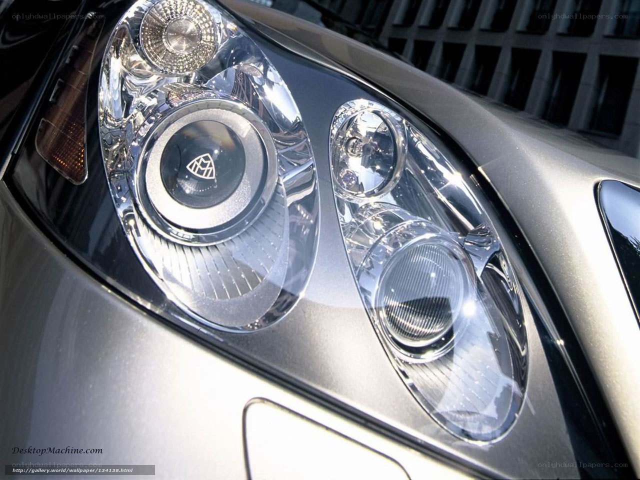 Maybach headlight detail