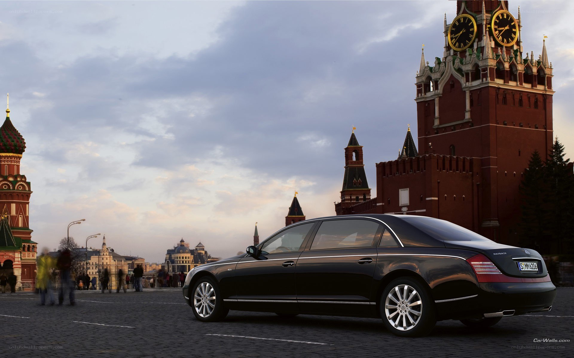 Maybach in Moscow Red Square