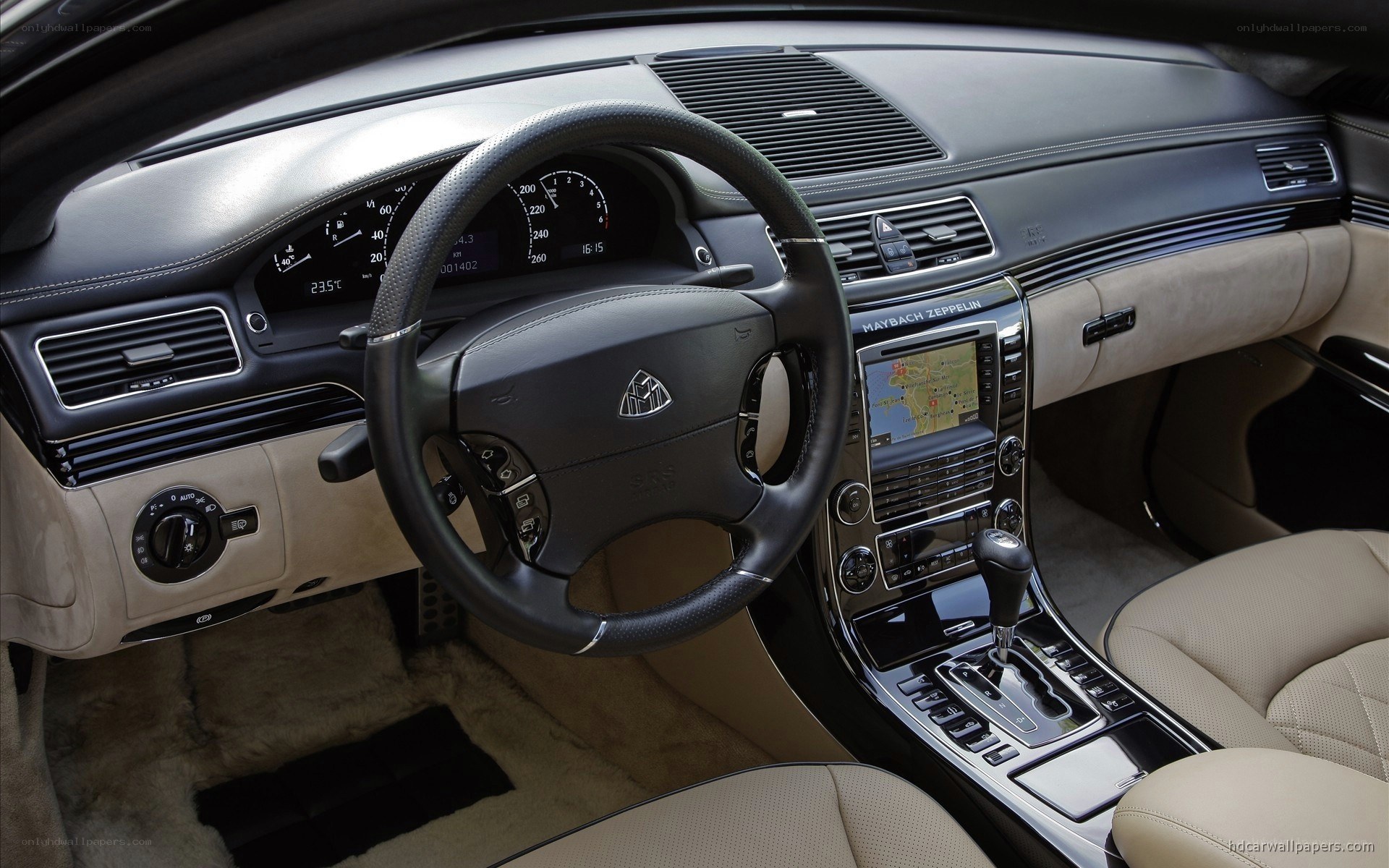 Maybach interior dashboard