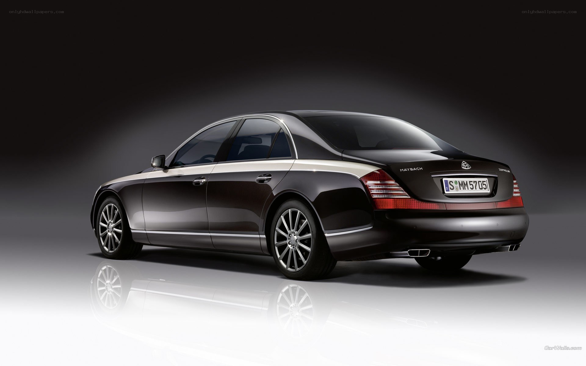 Maybach sedan rear view