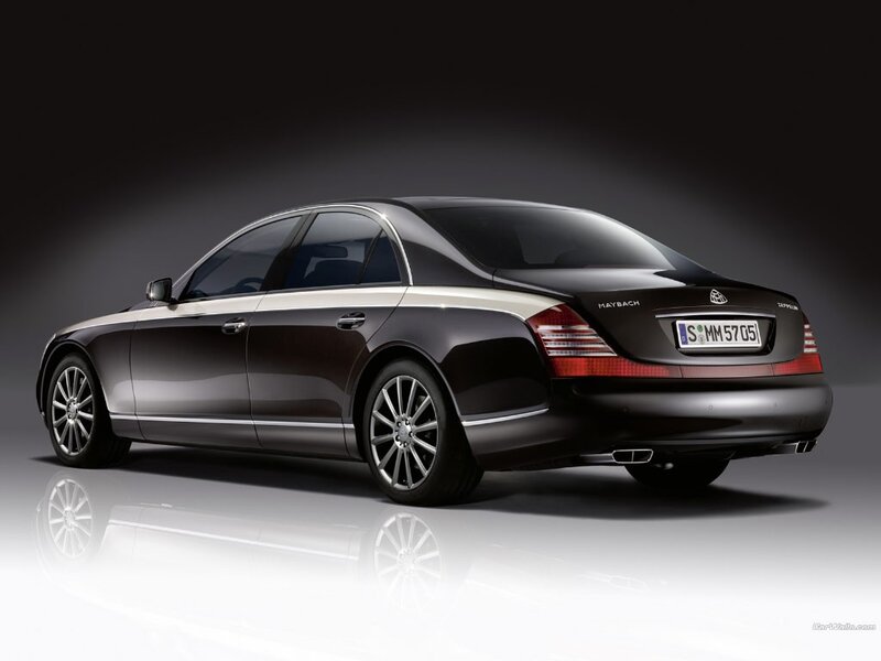 Maybach sedan rear view