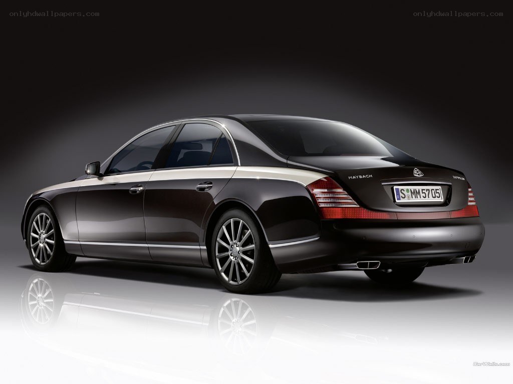 Maybach sedan rear view