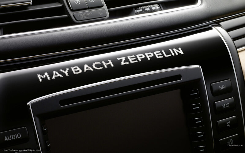 Maybach Zeppelin interior