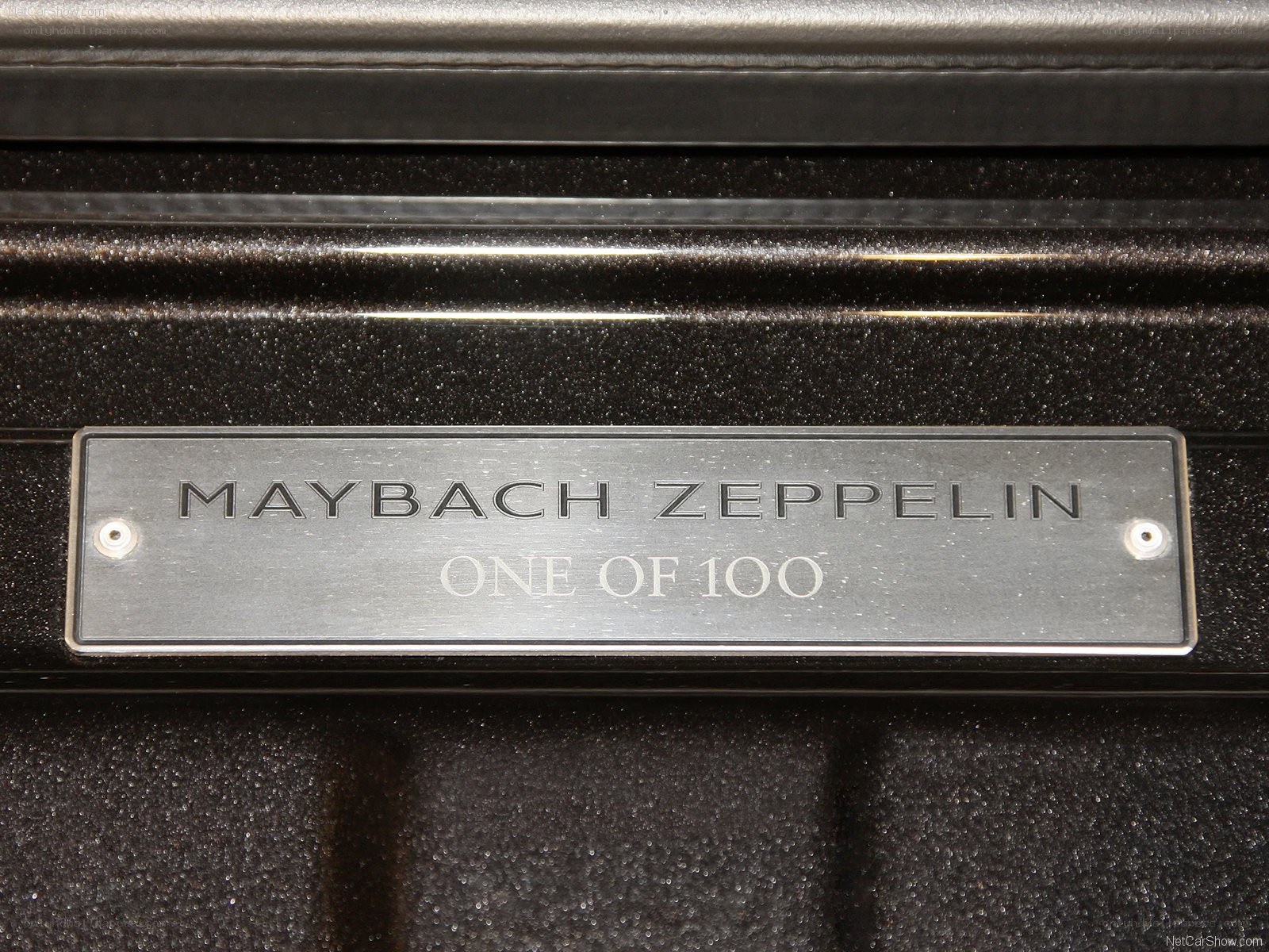 Maybach Zeppelin plaque