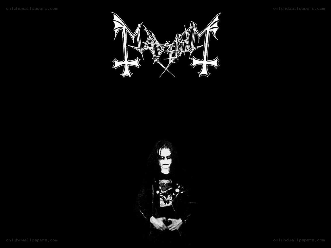 Mayhem band logo and member
