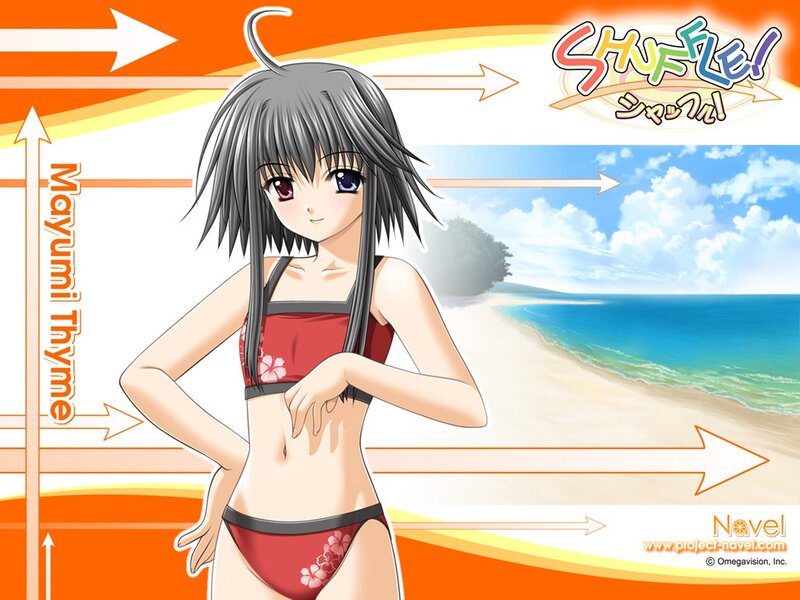 Mayumi Thyme in swimsuit