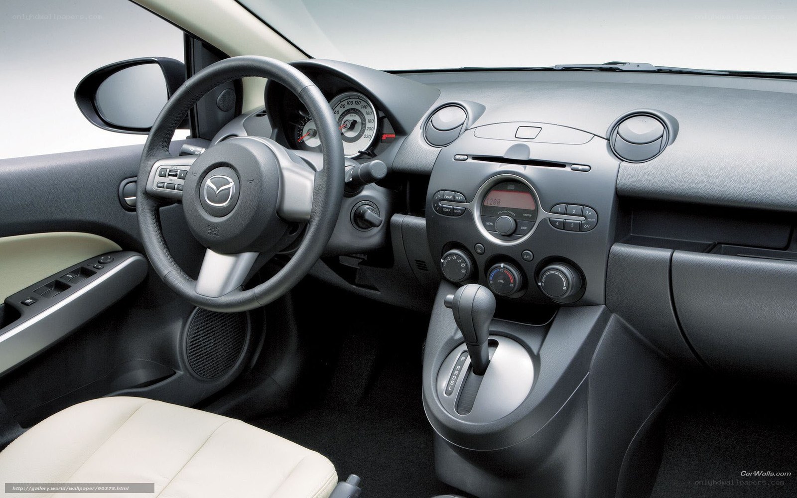Mazda 2 interior dashboard