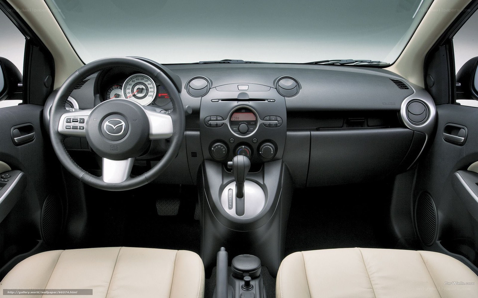 Mazda 2 interior dashboard
