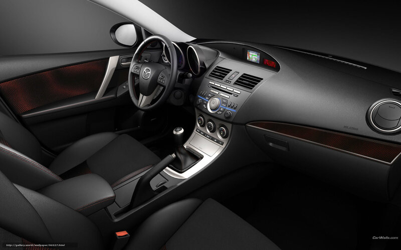 Mazda 3 interior dashboard