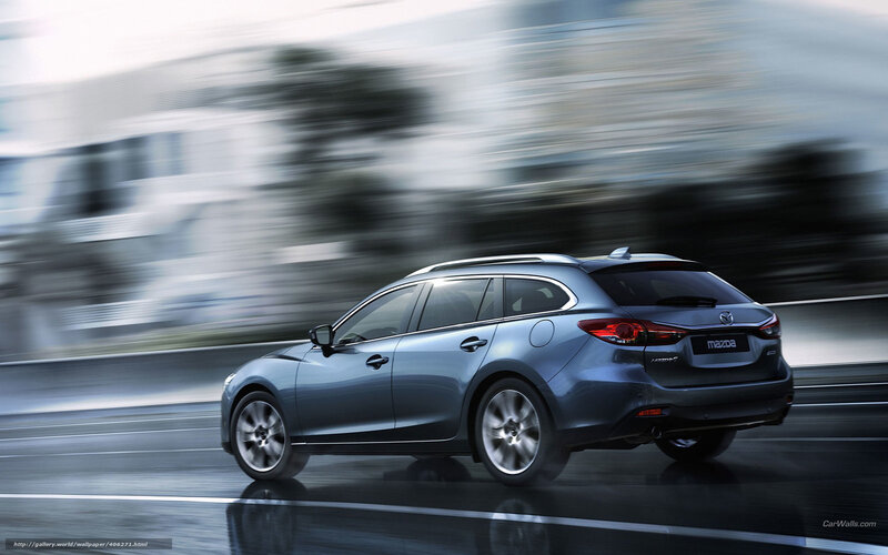 Mazda 6 Wagon in motion