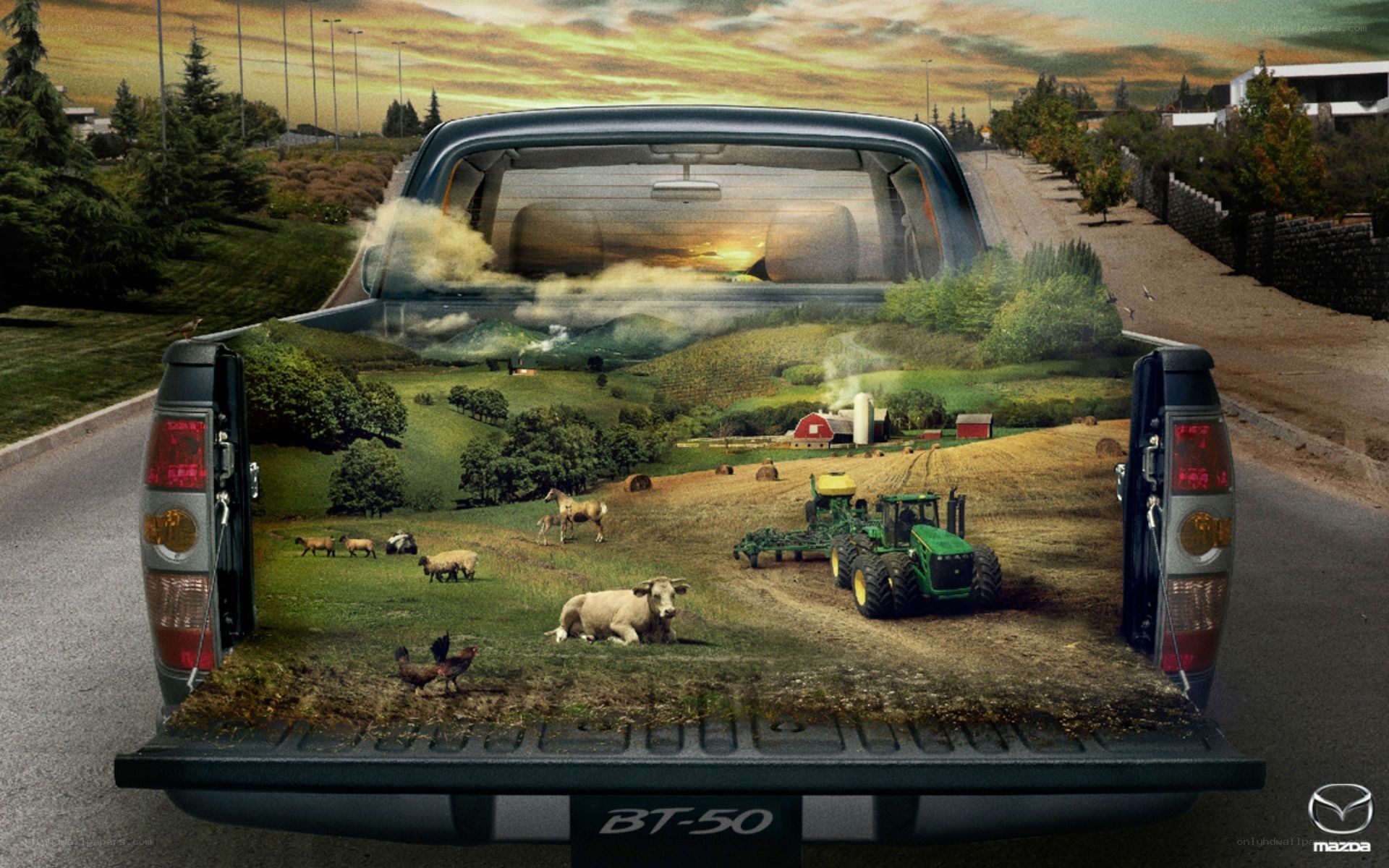 Mazda BT-50 truck ad