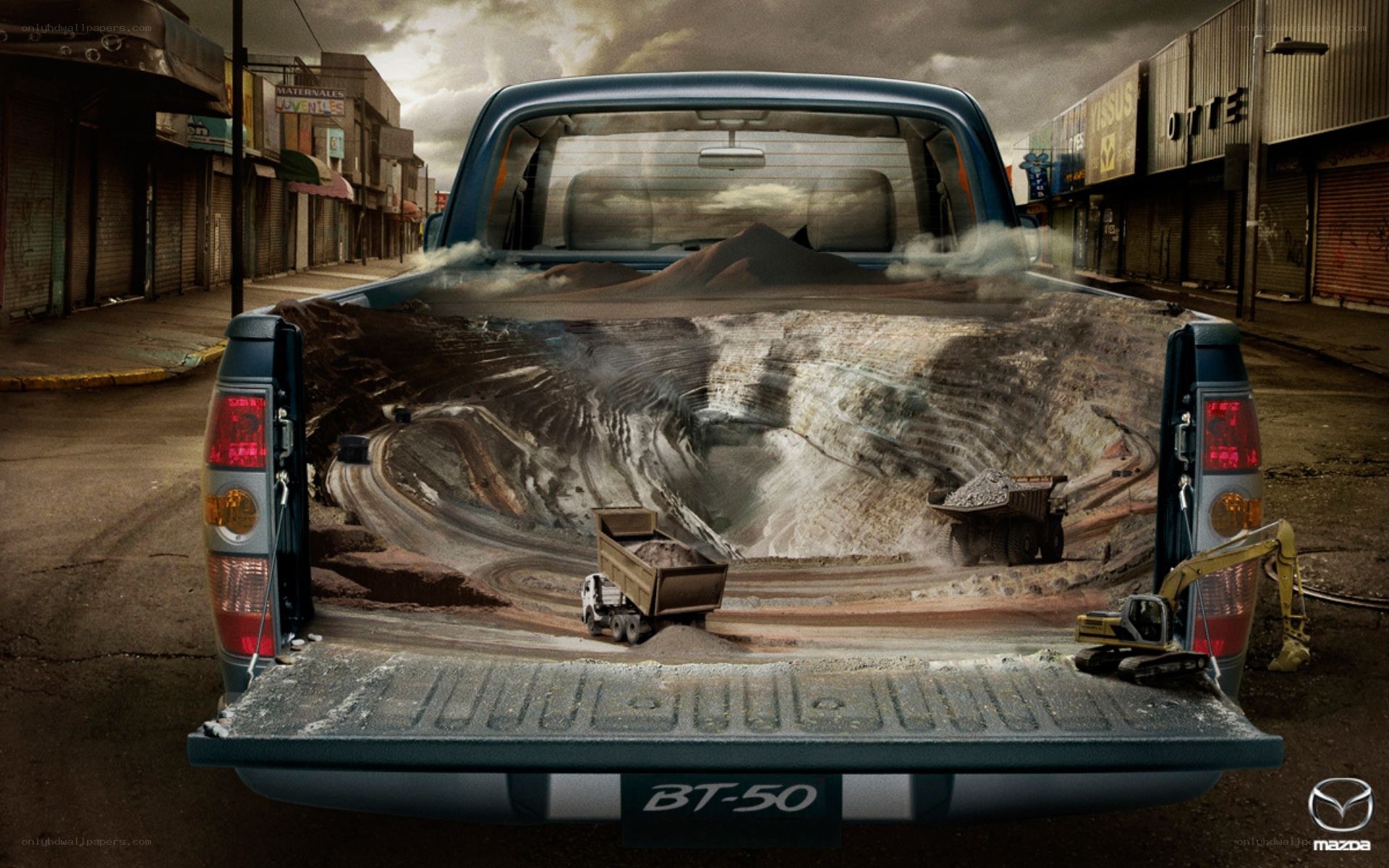 Mazda BT-50 truck ad
