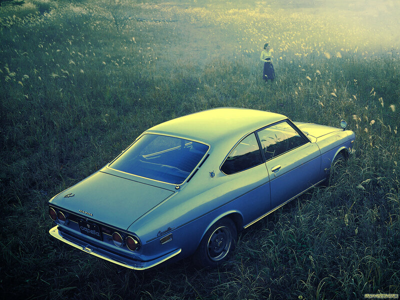 Mazda Capella in a field