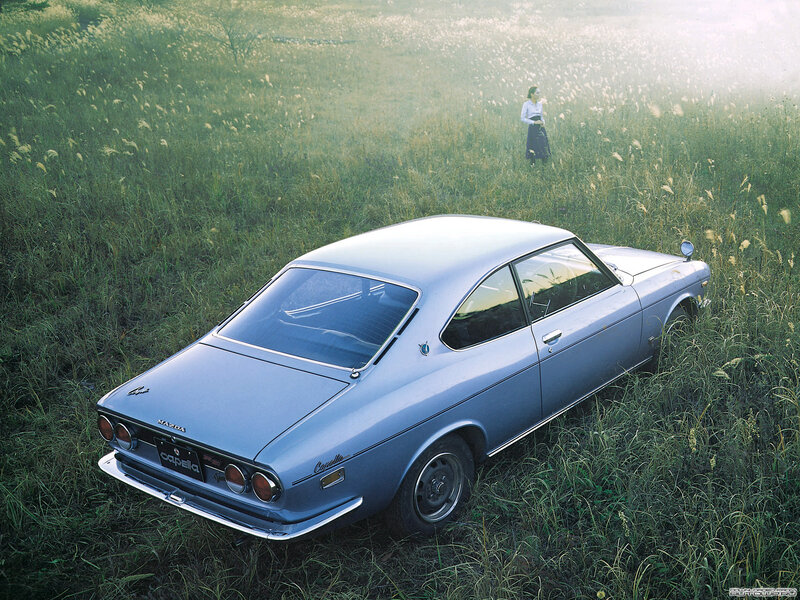 Mazda Capella in a field