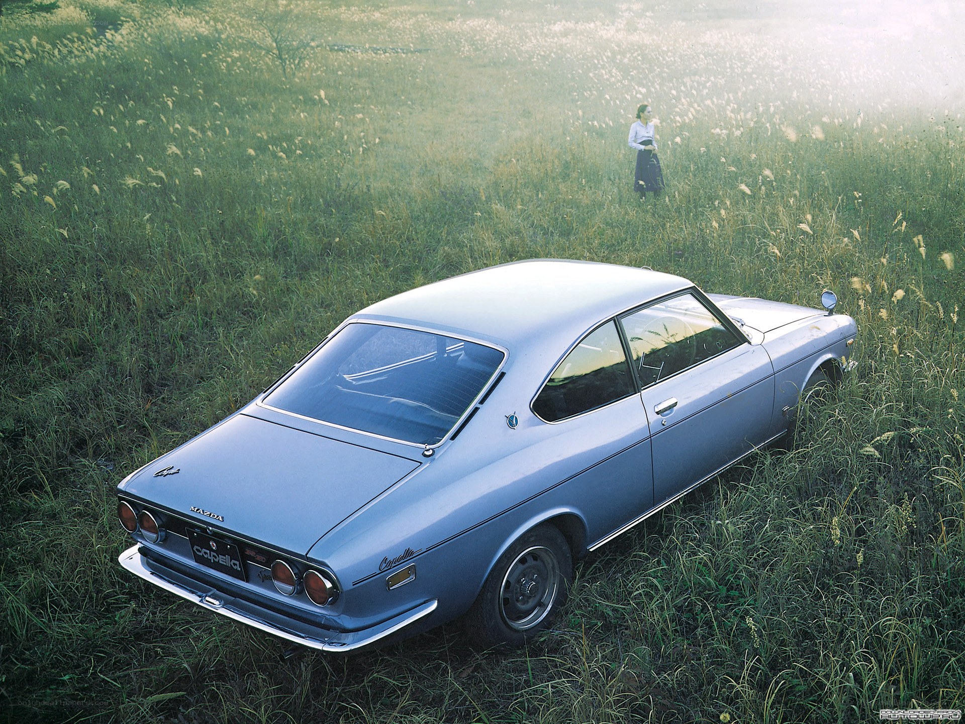 Mazda Capella in a field