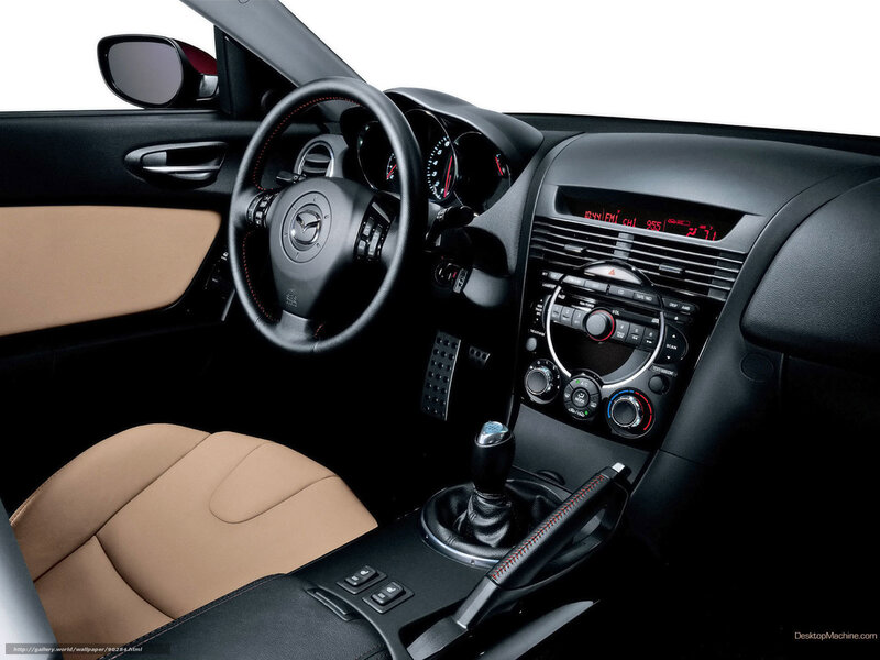 Mazda car interior dashboard