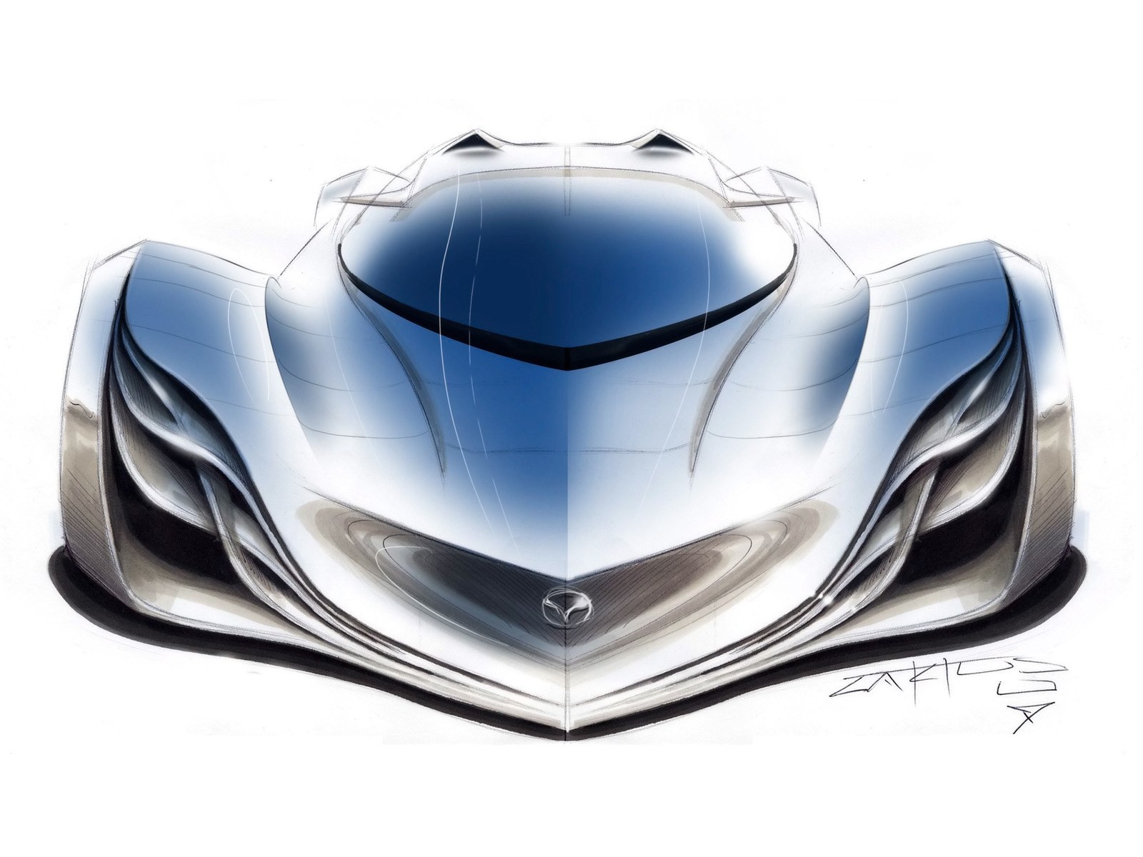 Mazda concept car design