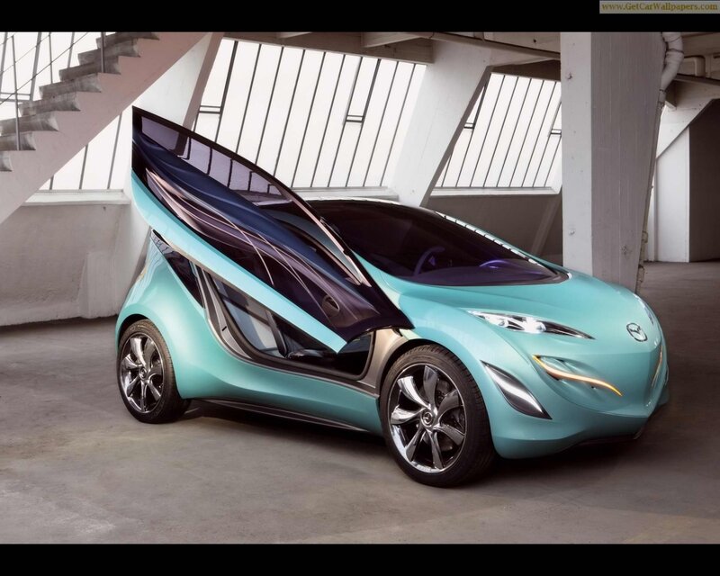Mazda concept car display