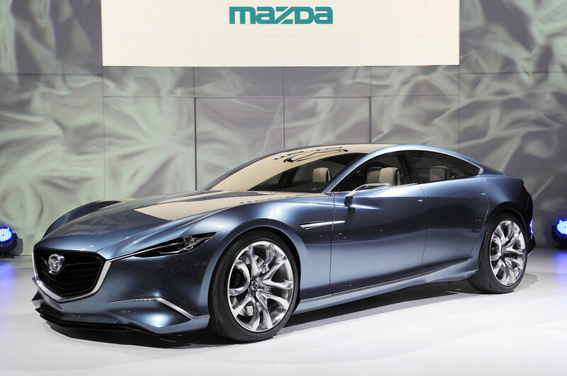Mazda concept car display