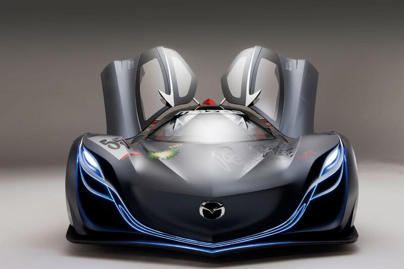 Mazda concept car front view