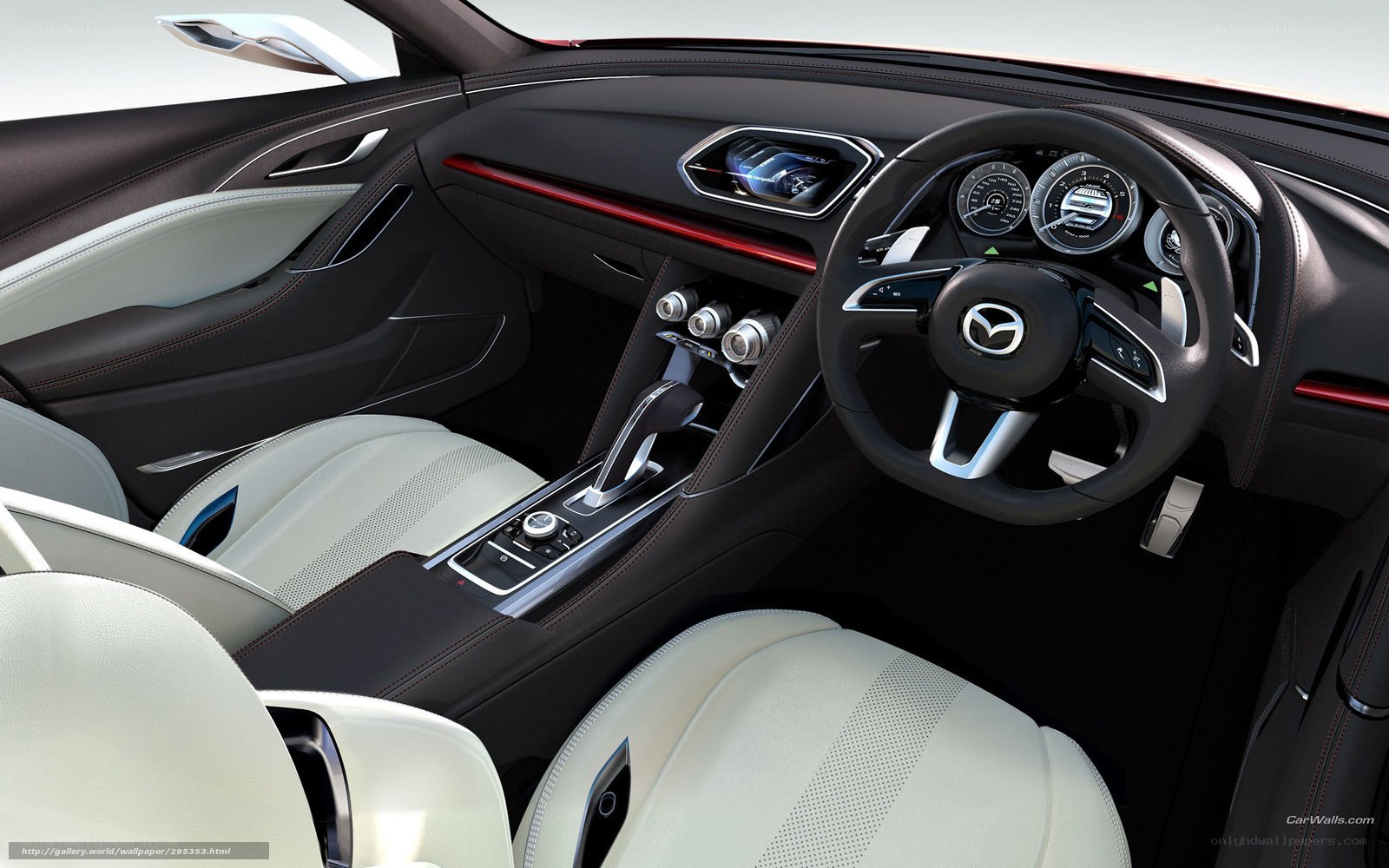 Mazda concept car interior