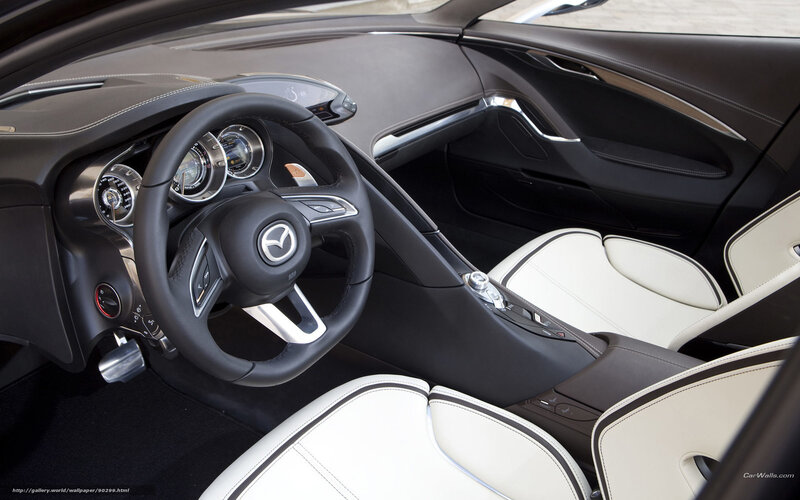 Mazda concept car interior