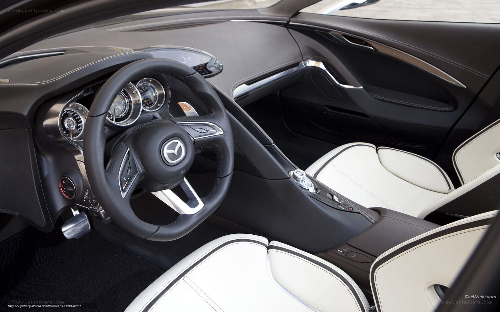 Mazda concept car interior