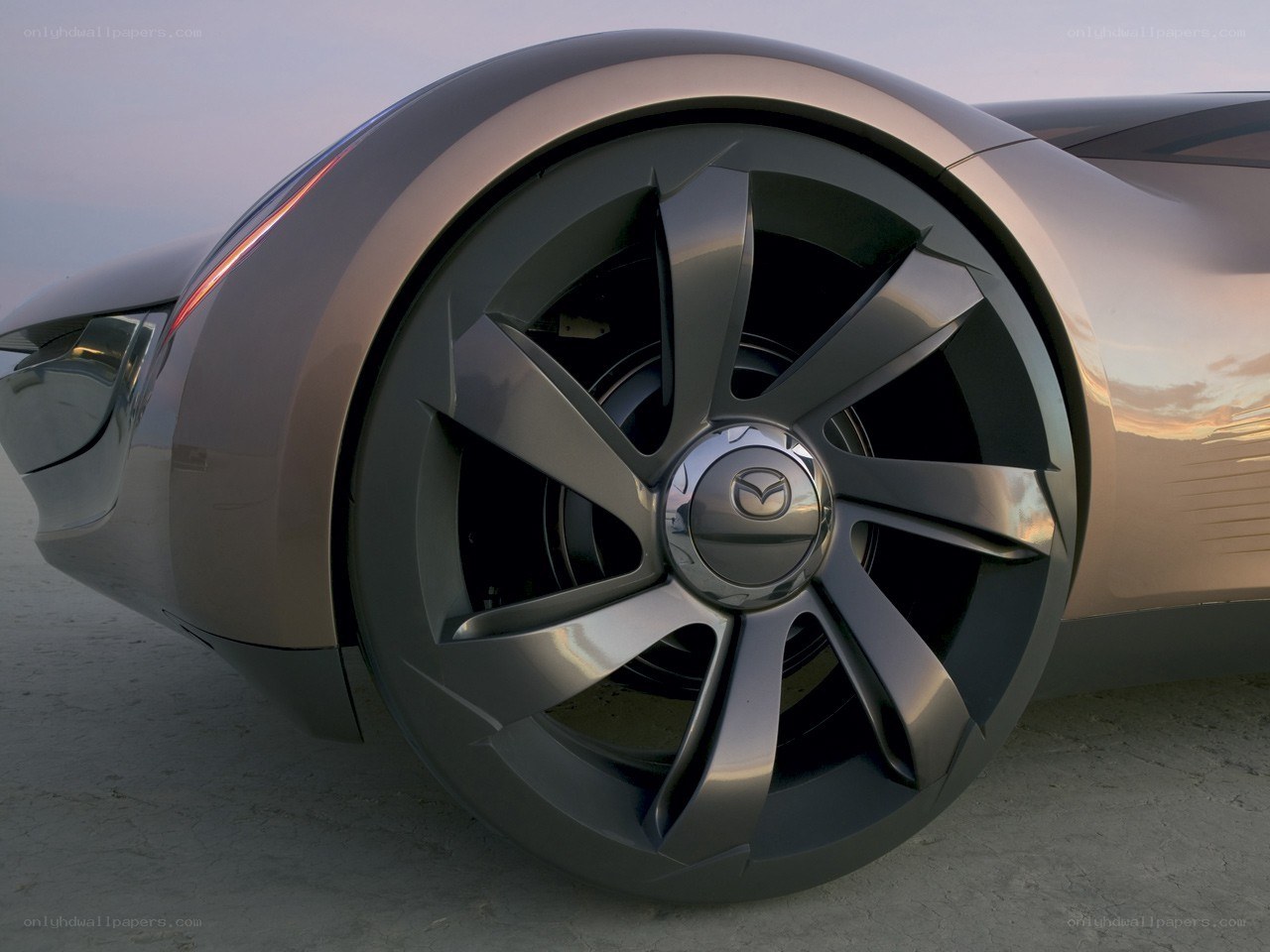 Mazda concept car wheel