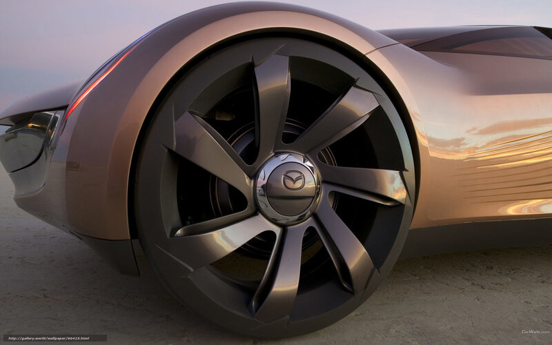 Mazda Concept Car Wheel — Silver