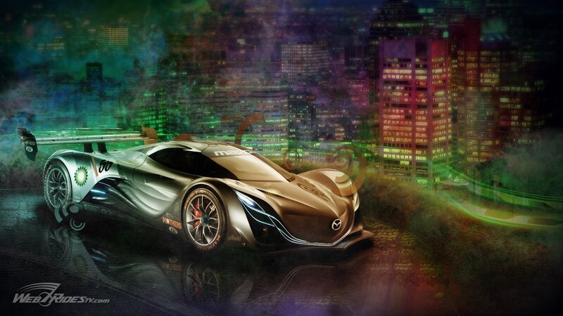 Mazda Concept Race Car — Green
