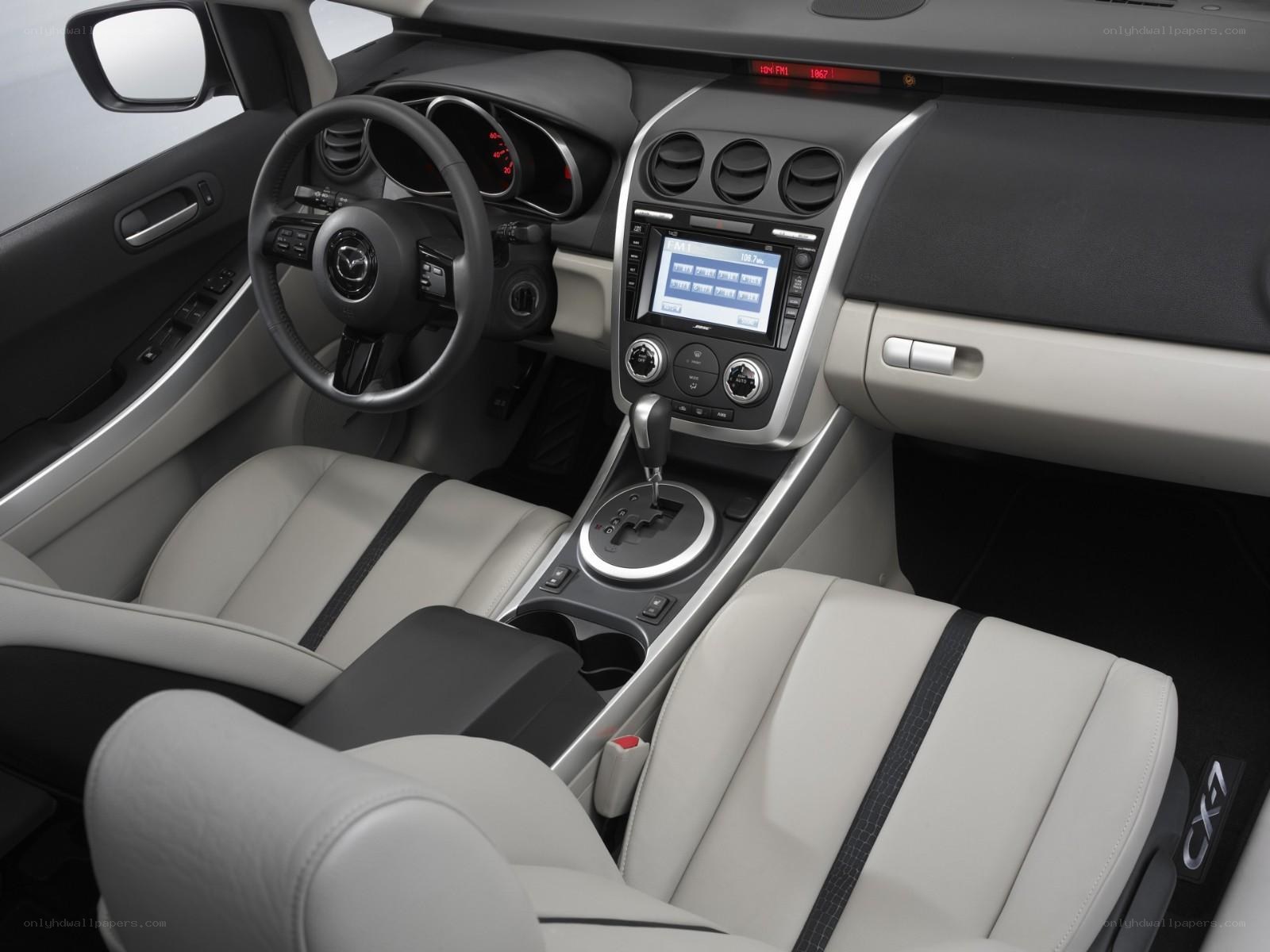 Mazda CX-7 interior dashboard